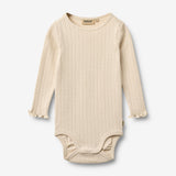 Wheat Main Langarmbody Rie Body 9629 almond peach