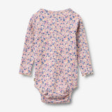 Wheat Main Langarmbody Rie Body 9649 pink blue flowers