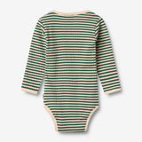 Wheat Main Body Langarm Berti Body 4142 green stripe