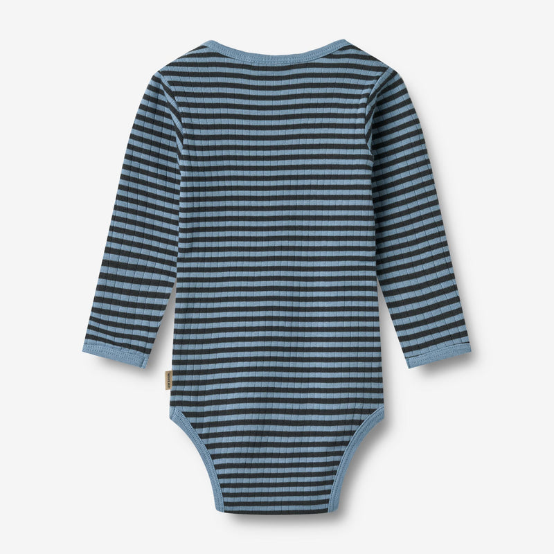 Wheat Main Body Langarm Berti Body 9548 bright blue stripe