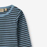 Wheat Main Body Langarm Berti Body 9548 bright blue stripe