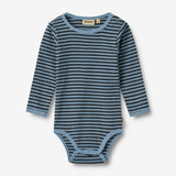 Wheat Main Body Langarm Berti Body 9548 bright blue stripe