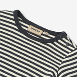 Wheat Main Body Langarm Berti Underwear/Bodies 9432 navy rib stripe
