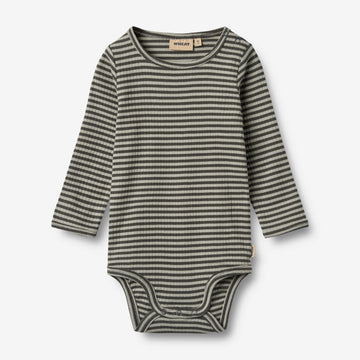 Wheat Main Body Langarm Berti Underwear/Bodies 9577 winter forest stripe