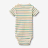 Wheat Main Kurzarm Babybody Edvald Body 9662 spring lake stripe