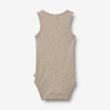 Wheat Main Body ärmellose Lasse Body 0072 gravel melange