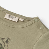 Wheat Main  Body Waschbär | Baby Underwear/Bodies 4122 sage