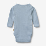 Wheat Main Body Wraparound L/S Pil Body 9641 faded blue stripe