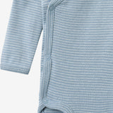 Wheat Main Body Wraparound L/S Pil Body 9641 faded blue stripe