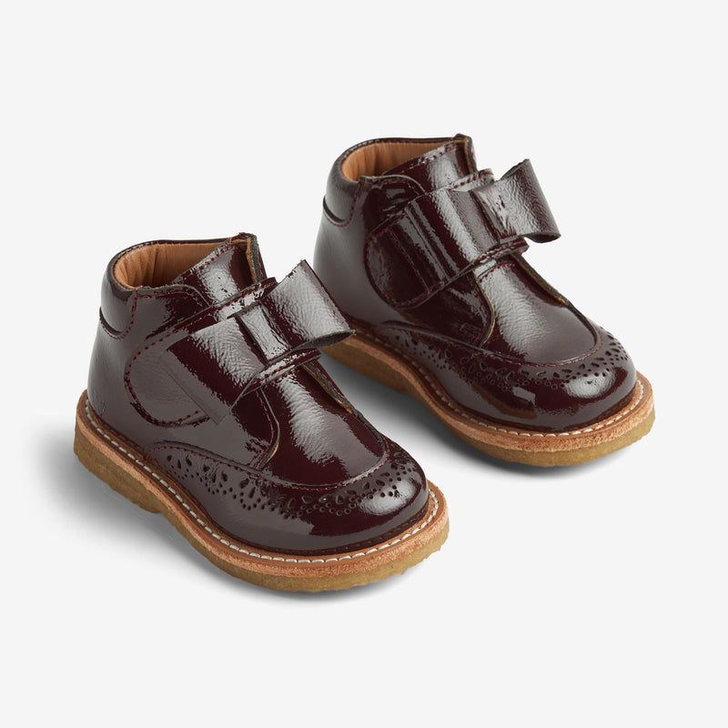 Wheat Footwear Lachsschuhe Bowy Prewalkers 3118 eggplant