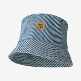 Wheat Main Bucket Hat Charlie Accessory 1185 denim stripe