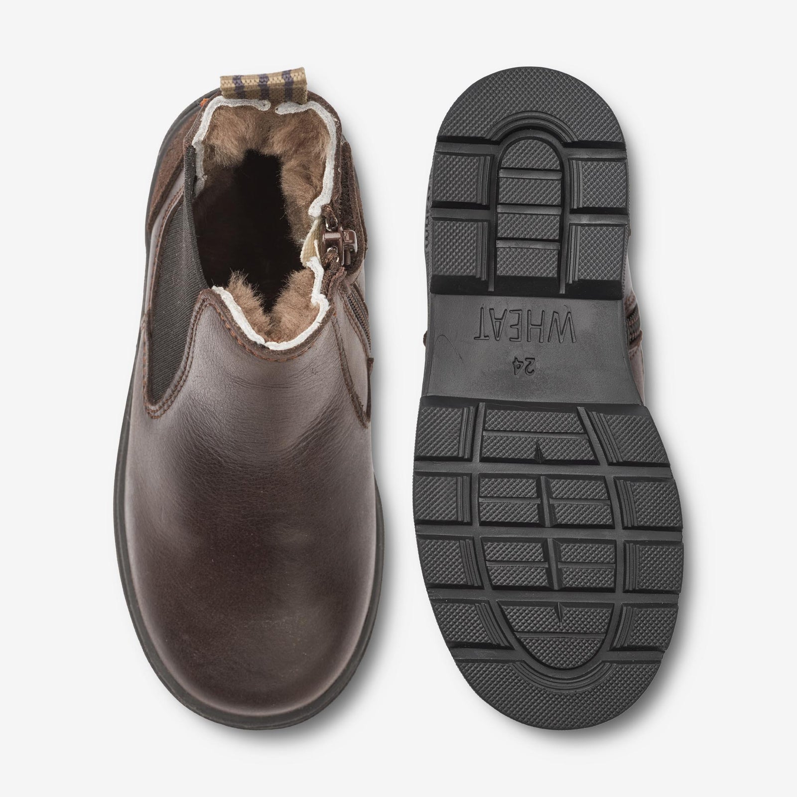 Leather Aigle Lederstiefel Aigle Stiefel Mit Lammfell Gummistiefel