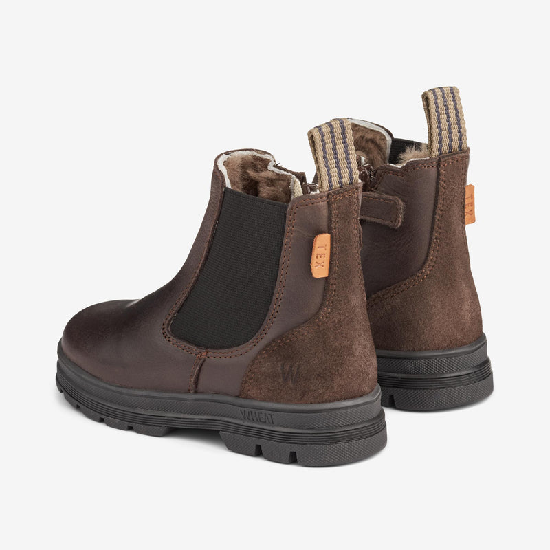 Wheat Footwear Chelsea-Stiefel Chai Wolle Tex Winter Footwear 3053 dark brown