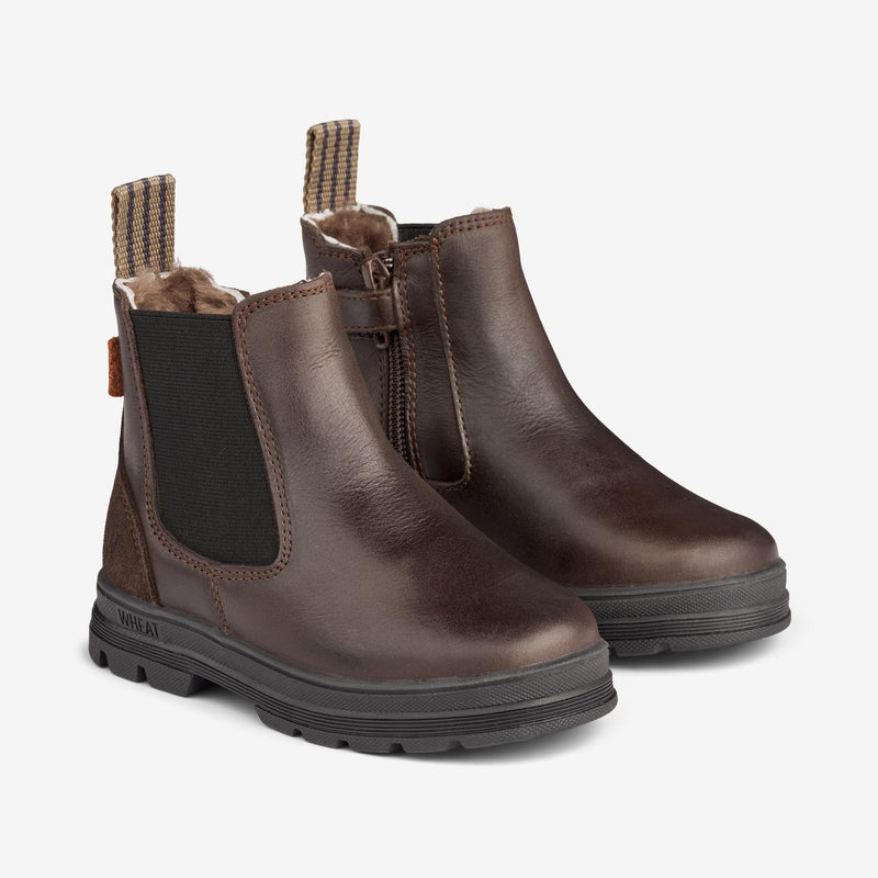 Wheat Footwear Chelsea-Stiefel Chai Wolle Tex Winter Footwear 3053 dark brown