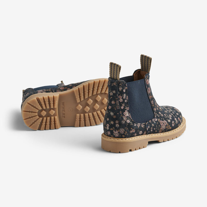 Wheat Footwear Chelsea-Stiefel Caj Casual footwear 1160 navy flower