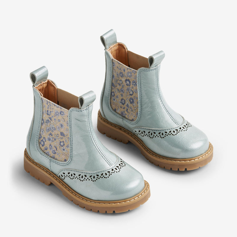 Wheat Footwear  Chelsea Stiefel Champ mit doppelten Gummi Casual footwear 4030 light blue