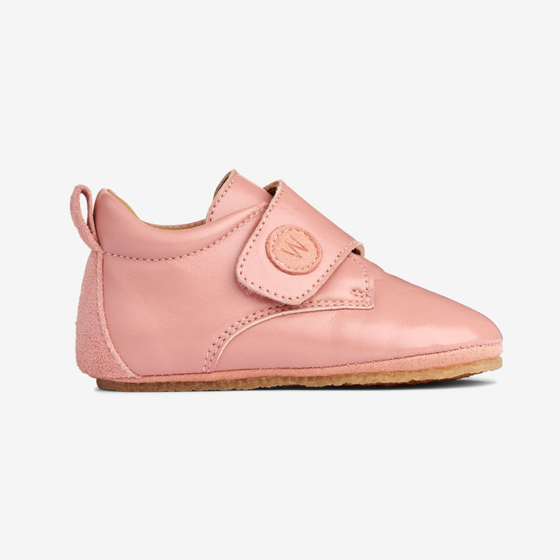 Wheat Footwear Dakota Leder Hausschuh | Baby Indoor Shoes 2026 rose