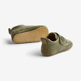 Wheat Footwear Dakota Leder Hausschuh | Baby Indoor Shoes 4075 dark green