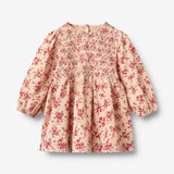 Wheat Main Dress L/S Sylvia Dress 9772 almond peach flowers