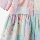 Wheat Main Kleid S/S Annabell Dress 9618 patchwork flowers