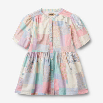 Wheat Main Kleid S/S Annabell Dress 9618 patchwork flowers