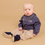 Wheat Footwear FILZ-HAUSSCHUH Fleecy Indoor Shoes 1432 navy