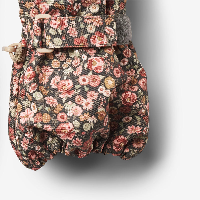 Wheat Outerwear Fäustlinge Tech mit Futter Outerwear acc. 1186 raven wild flowers