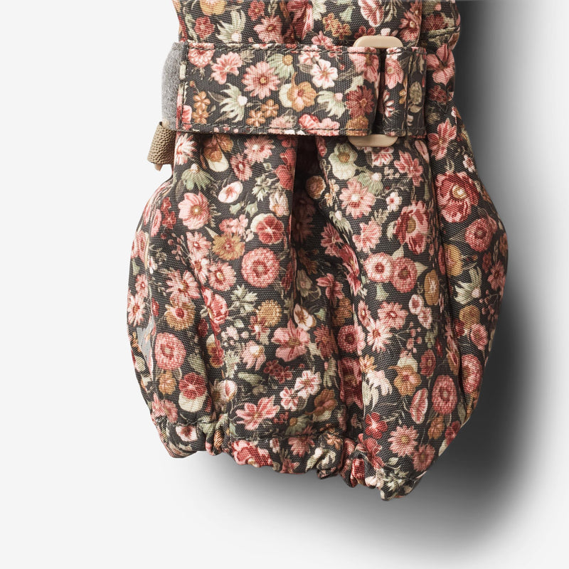 Wheat Outerwear Fäustlinge Tech mit Futter Outerwear acc. 1186 raven wild flowers