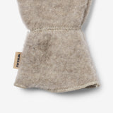 Wheat Wool Fäustlinge aus Merinowolle Jay Accessory 3204 khaki melange