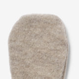 Wheat Wool Fäustlinge aus Merinowolle Jay Accessory 3204 khaki melange
