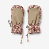 Wheat Outerwear Fäustlinge mit Reißverschluss Tech | Baby Outerwear acc. 2036 rose dust flowers