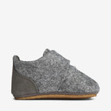 Wheat Footwear Filz-Hausschuh Marlin | Baby Indoor Shoes 0171 grey