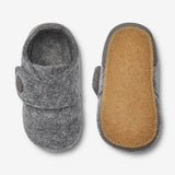 Wheat Footwear Filz-Hausschuh Marlin | Baby Indoor Shoes 0171 grey