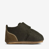 Wheat Footwear Filz-Hausschuh Marlin Indoor Shoes 4214 olive