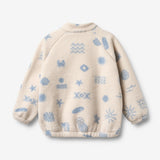 Wheat Outerwear Fleece-Anorak Mond Sweatshirt 9613 white onyx jacquard