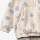 Wheat Outerwear Fleece-Anorak Mond Sweatshirt 9613 white onyx jacquard