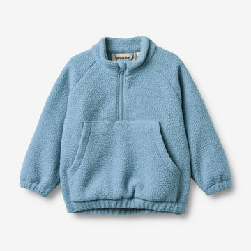 Wheat Outerwear Fleece-Anorak Moon Jacket 1260 faded denim