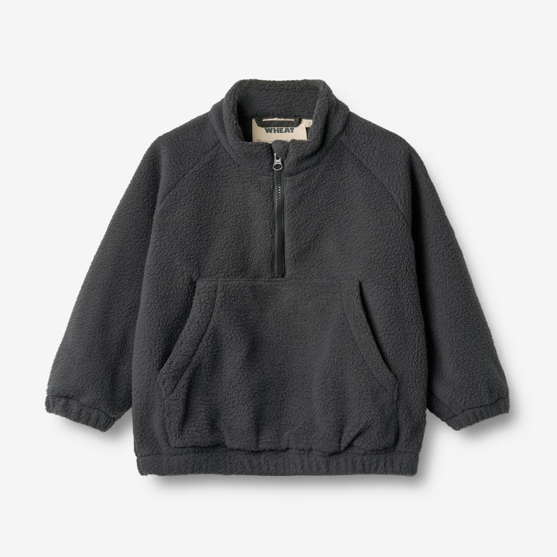 Wheat Outerwear Fleece-Anorak Moon Jacket 9526 black sea