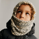 Wheat Outerwear Fleece-Balaclava Kramso Accessory 9544 warm sand jaquard