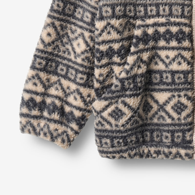 Wheat Outerwear Fleece-Jacke Helge Jacket 9544 warm sand jaquard