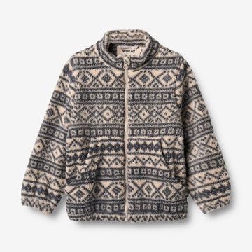 Wheat Outerwear Fleece-Jacke Helge Sweatshirt 9544 warm sand jaquard