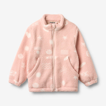Wheat Outerwear Fleece-Jacke Helge Sweatshirt 9593 cameo rose jacquard