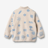 Wheat Outerwear Fleece-Jacke Helge Sweatshirt 9613 white onyx jacquard