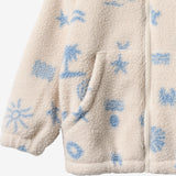 Wheat Outerwear Fleece-Jacke Helge Sweatshirt 9613 white onyx jacquard