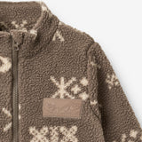 Wheat Outerwear Fleece-Jacke Helge Sweatshirt 9679 dry wood jacquard