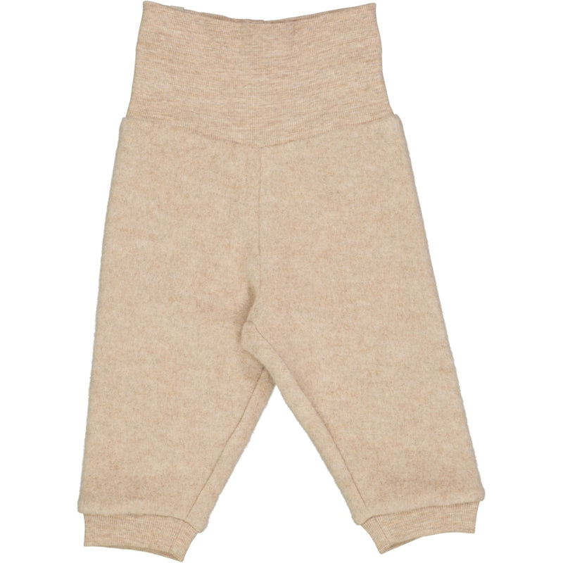 Wheat Wool Fleece Hose Wolle Trousers 3204 khaki melange