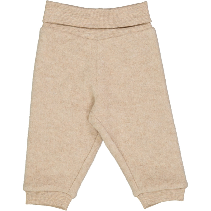 Wheat Wool Fleece Hose Wolle Trousers 3204 khaki melange