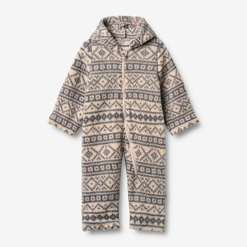 Wheat Outerwear Fleeceanzug Allo Outdoor Suit 9544 warm sand jaquard