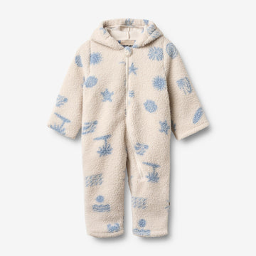 Wheat Outerwear Fleeceanzug Allo Outdoor Suit 9613 white onyx jacquard