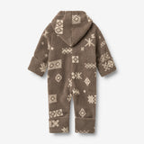 Wheat Outerwear Fleeceanzug Allo Outdoor Suit 9679 dry wood jacquard